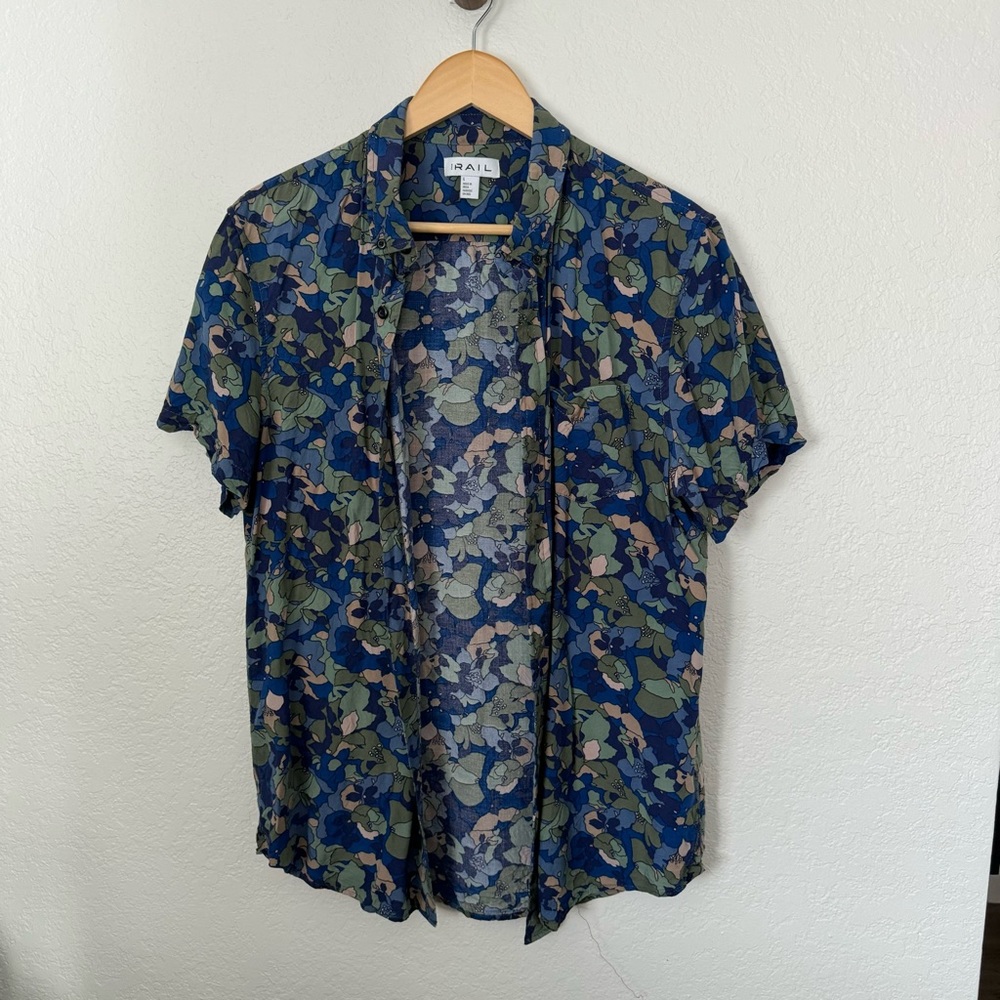 The RAIL short sleeve button up with pattern